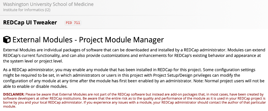 Searching for the module