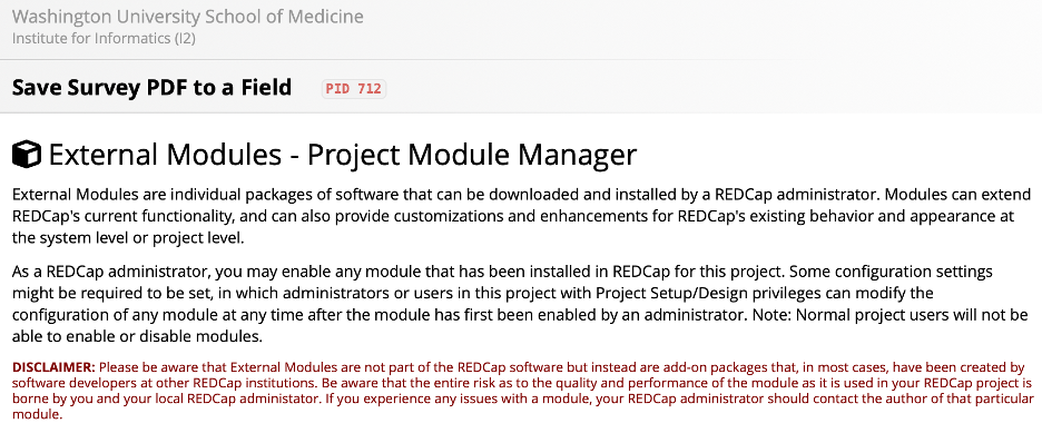 Searching for the module