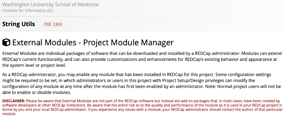 Searching for the module