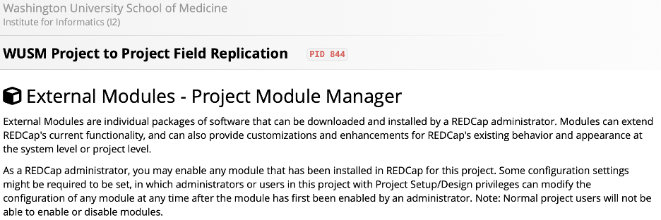 Searching for the module