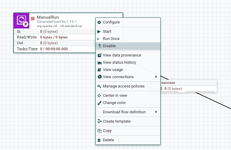 Image ManualRun controller