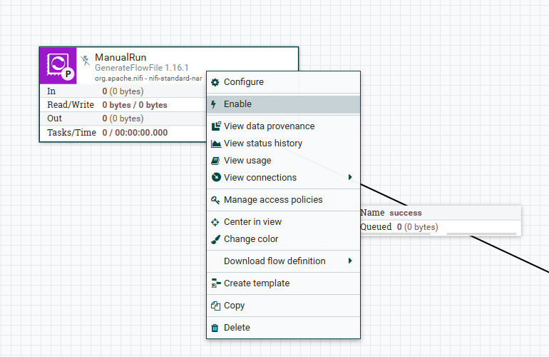 Image ManualRun controller
