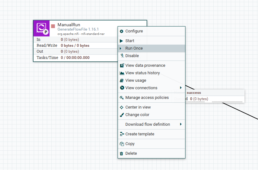 Image ManualRun controller